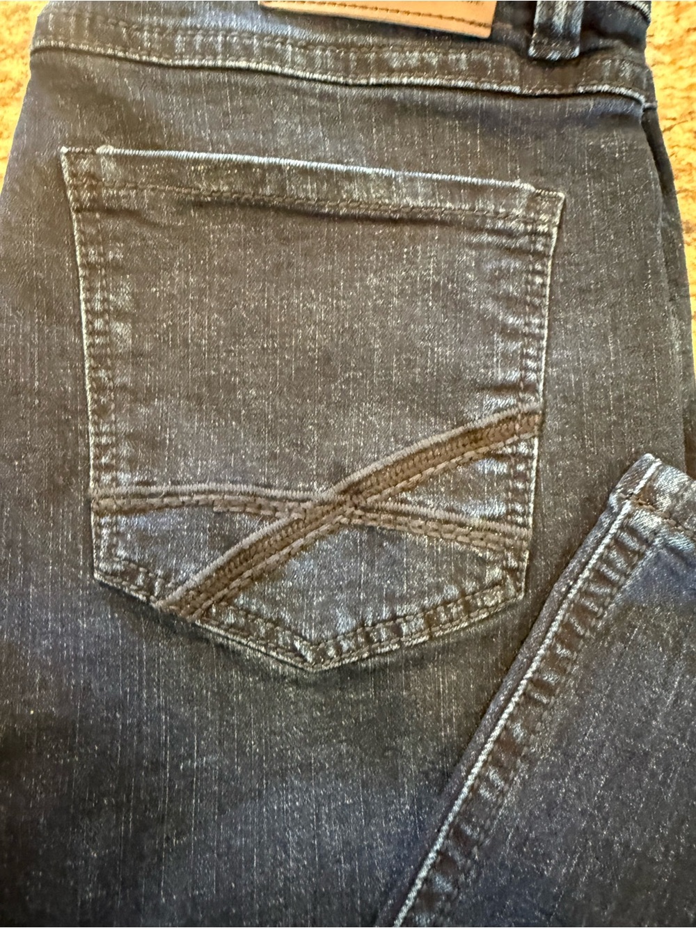 Slim Fit Men's Navy Blue Jeans - Classic Everyday Denim - Picture 4 of 11